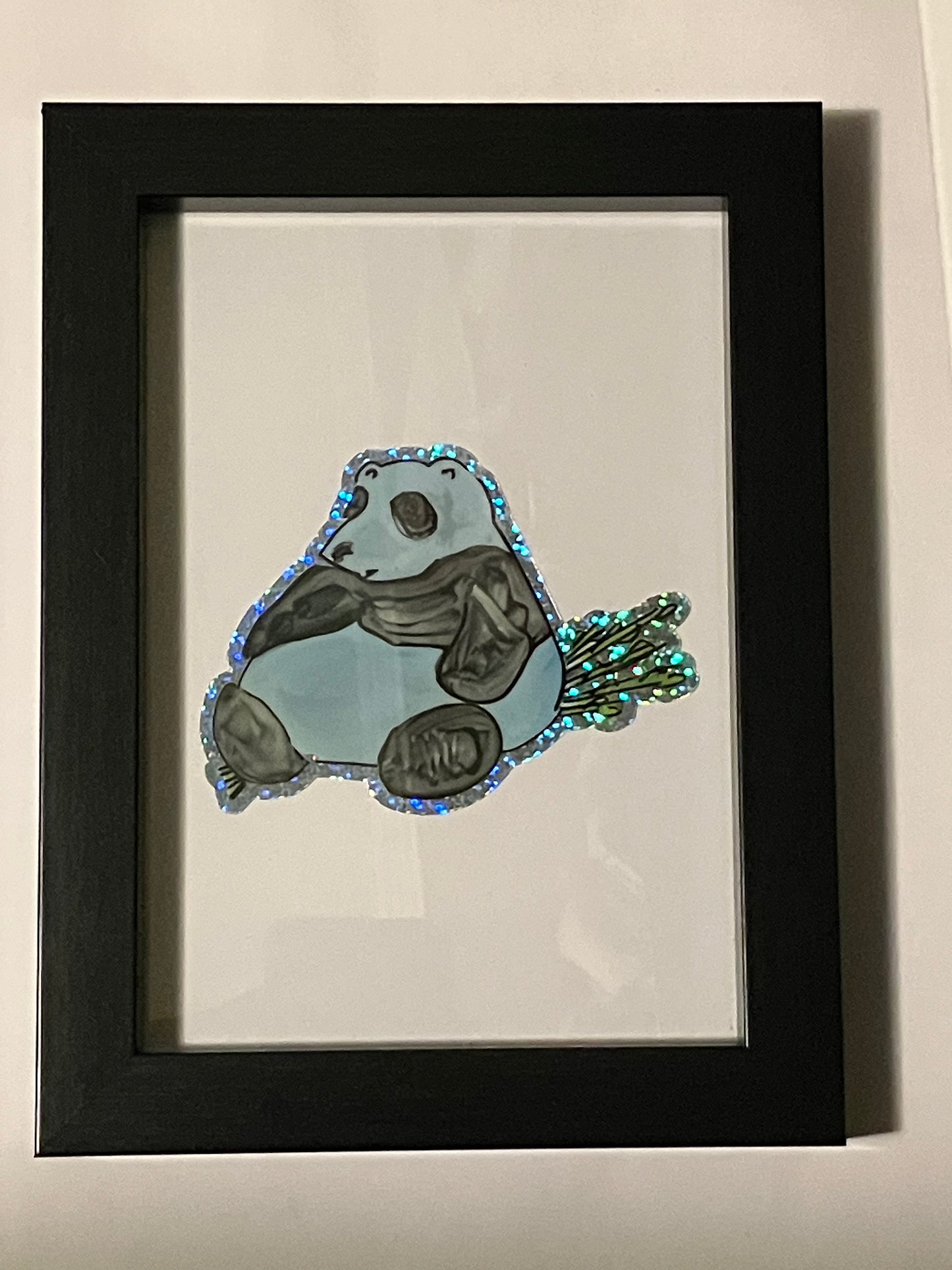 Panda Sparlkes, Framed 5 inches by 7 inches, Sean Gittens