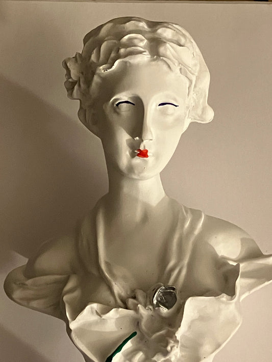 "Stolen Female Bust" with Makeup, Sean Gittens