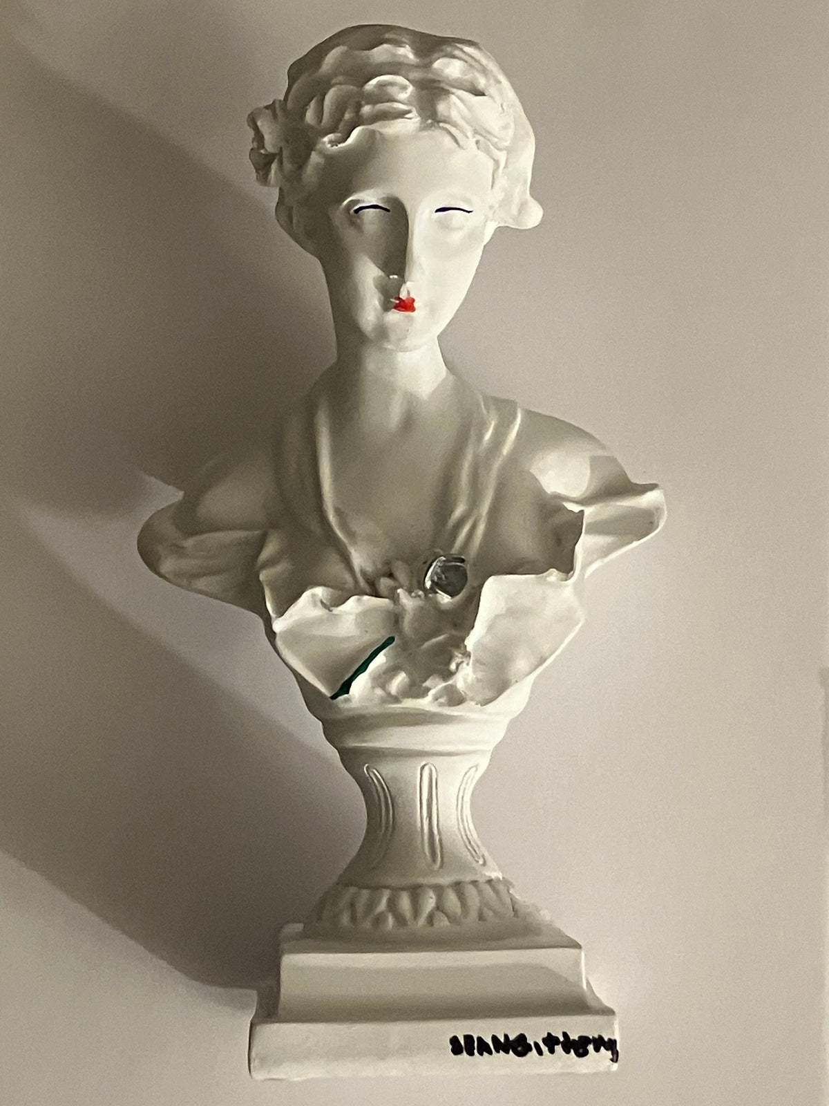 "Stolen Female Bust" with Makeup, Sean Gittens